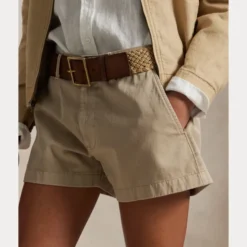Cotton Chino Short Khaki
