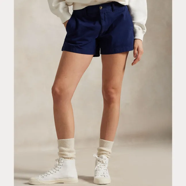 Cotton Chino Short Navy