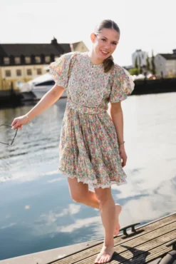 Cotton Slub Shift Dress Lush