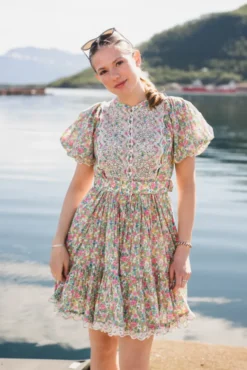Cotton Slub Shift Dress Lush