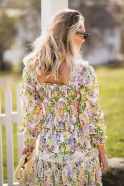 Cotton Slub Top Summer Lilacs