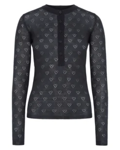 Cove Pointelle Dark Grey