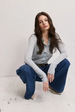 Cove Pointelle Light Blue