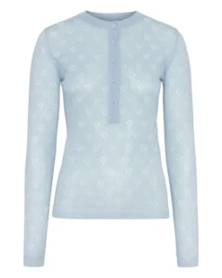 Cove Pointelle Light Blue