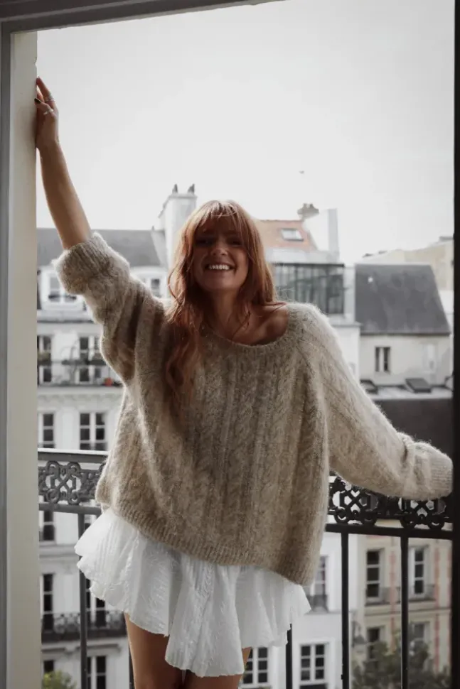 Cozy Sweater Beige Melange