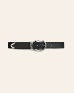 Crubel Belt Black Silver