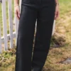 Culotte Linen Colour Black