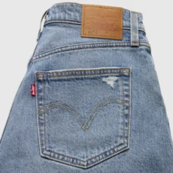 501 Curve Shorts Indigo Worn In