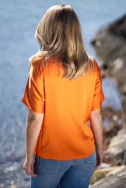Dagmar Blouse Tangerine