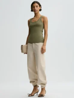 Dali Tank Top Deep Lichen Green