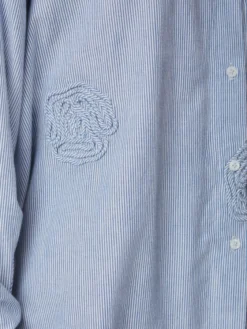 Dalma Dori Mini Stripe Shirt Blue