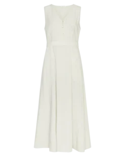 Daria SL V Dress Sand Melange