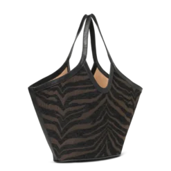 Day Zebra Work Tote Coffee Bean