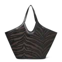 Day Zebra Work Tote Coffee Bean