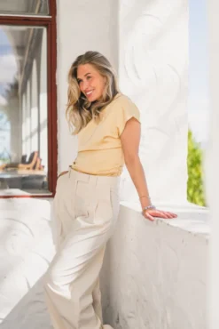 Demi Top Butter Yellow