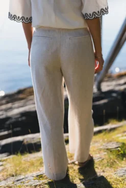 Demi Trouser Sand Melange