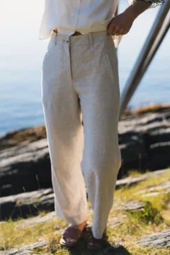 Demi Trouser Sand Melange