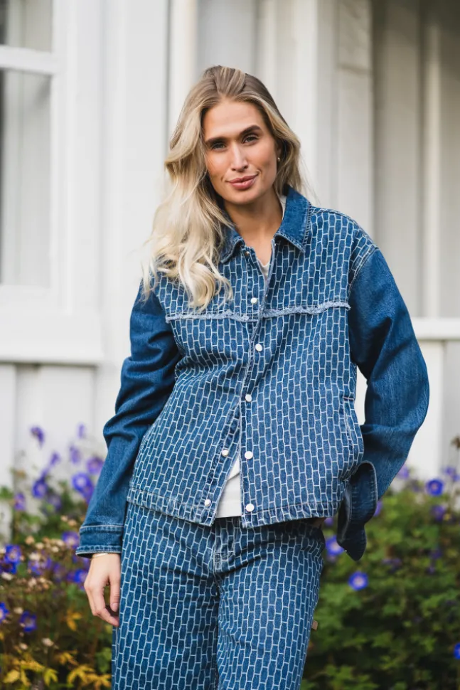 Dharma Jacket Light Wash Blue Denim
