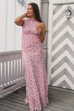 Dori Print Dress Rose