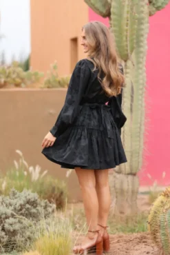 Doris Short Dress Black