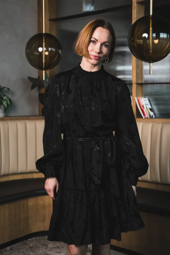 Doris Short Dress Black