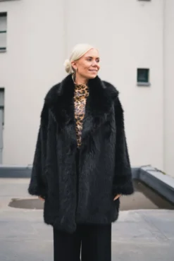 Drama Coat Black