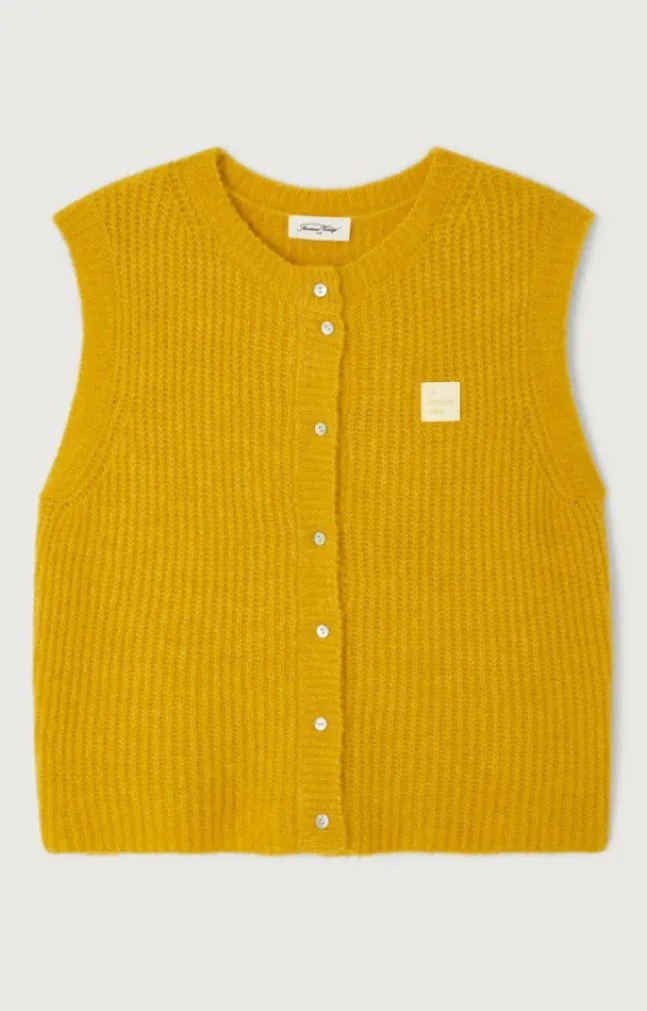 East Vest Mustard Melange