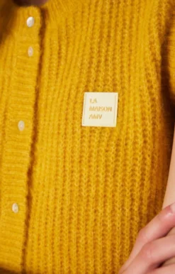 East Vest Mustard Melange