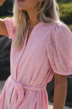 Eivor 2/4 Shirt Dress S Lilac/Aftglow