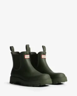Elements Elastic Chelsea Boot Dark Olive