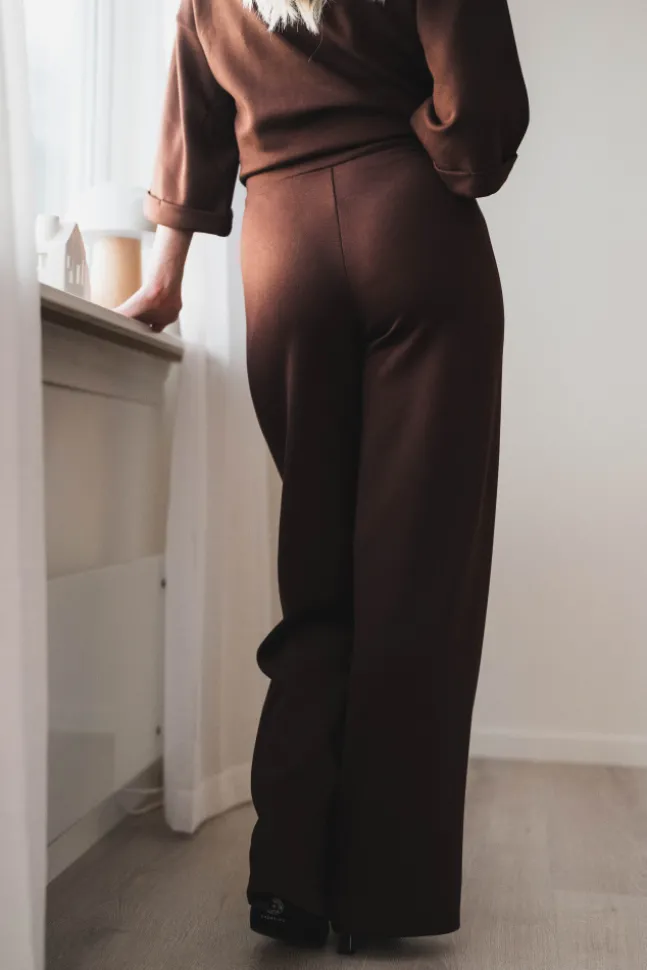 Elle Pant Cocoa Brown