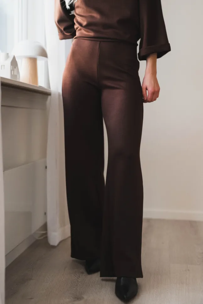 Elle Pant Cocoa Brown