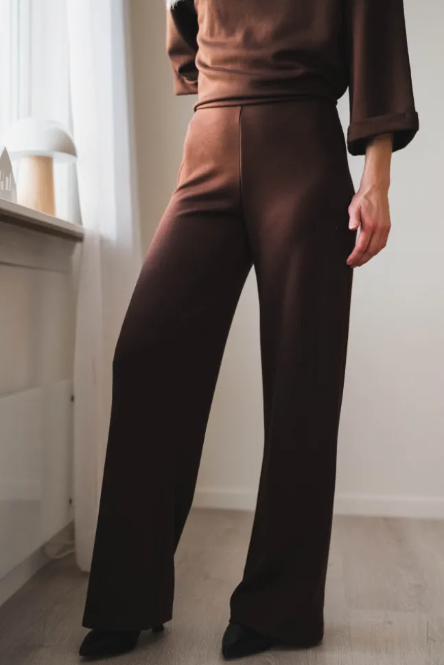 Elle Pant Cocoa Brown