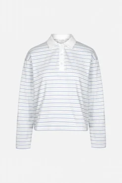Elmer Polo Shirt Light Blue Stripe