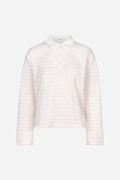 Elmer Polo Shirt Light Pink Stripe