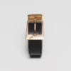 Ember Gold Leather Belt Black/Brown