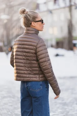 Emilia Down Jacket Olive Brown