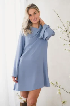 Erin Crepe Pale Blue