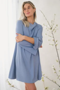 Erin Crepe Pale Blue