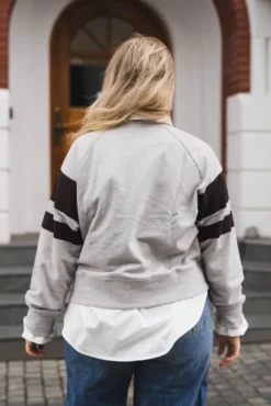 Eris College Sweat Grey Melange