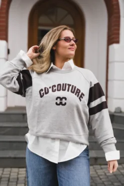 Eris College Sweat Grey Melange