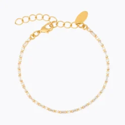 Evelyne Bracelet Gold Crystal