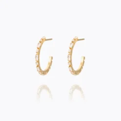 Evelyne Loops Gold Crystal