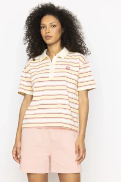 Evelyn Polo Tee Sunny Stripe