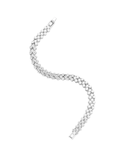 Evoke Tennis Bracelet Silver