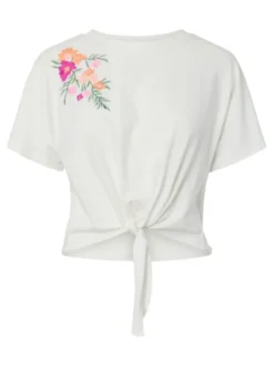 Fabian SS Knot Tee Star White