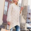 Fam Knit Sweater White