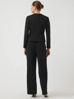 Favo LS Blazer Top Black