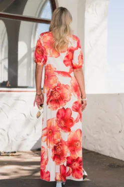 Faye Dress Maui Flower
