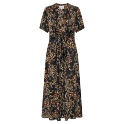 Faye Dress Melange Noir
